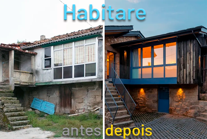 Casa de pedra remodelada